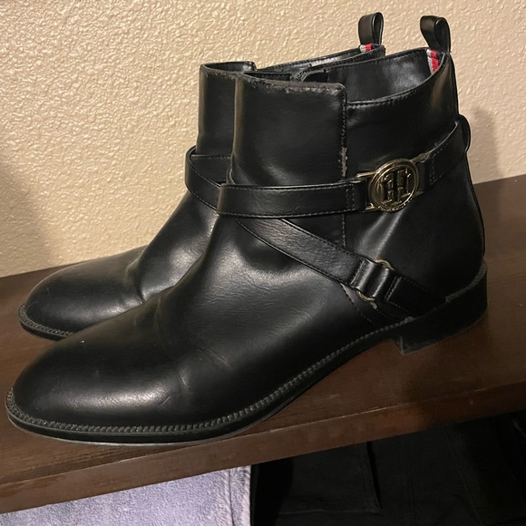 Black Tommy Boots - Picture 1 of 2
